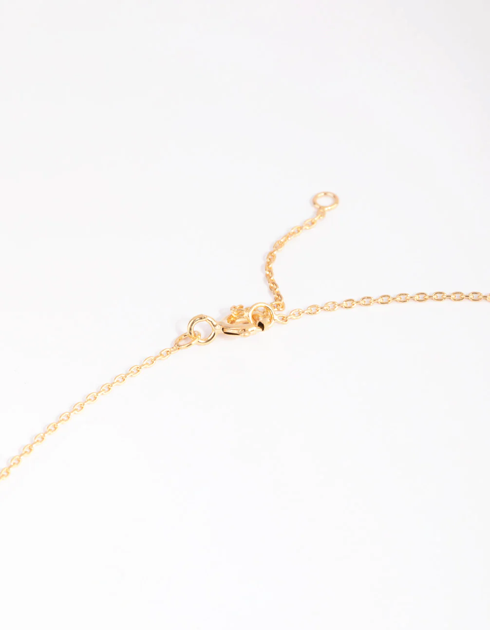 Gold Plated Sterling Silver Lightning Bolt Necklace - Image 3