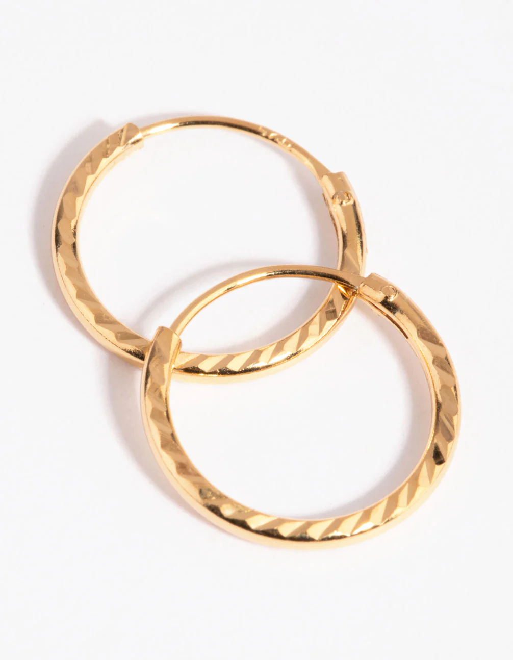 Gold Plated Sterling Silver Ball Stud & Hoop Earring Pack - Image 2