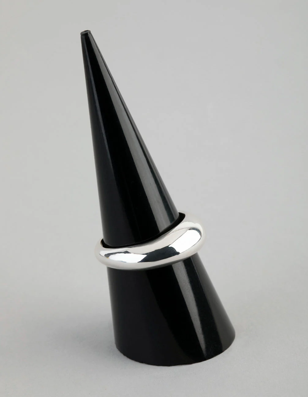 Silver Plated Brass Rounded Ring - Image 2