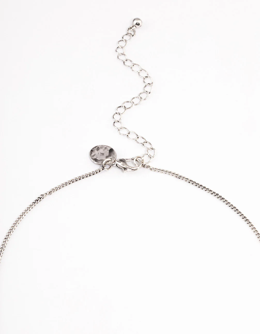 Antique Silver Gothic Cross Necklace - Image 3