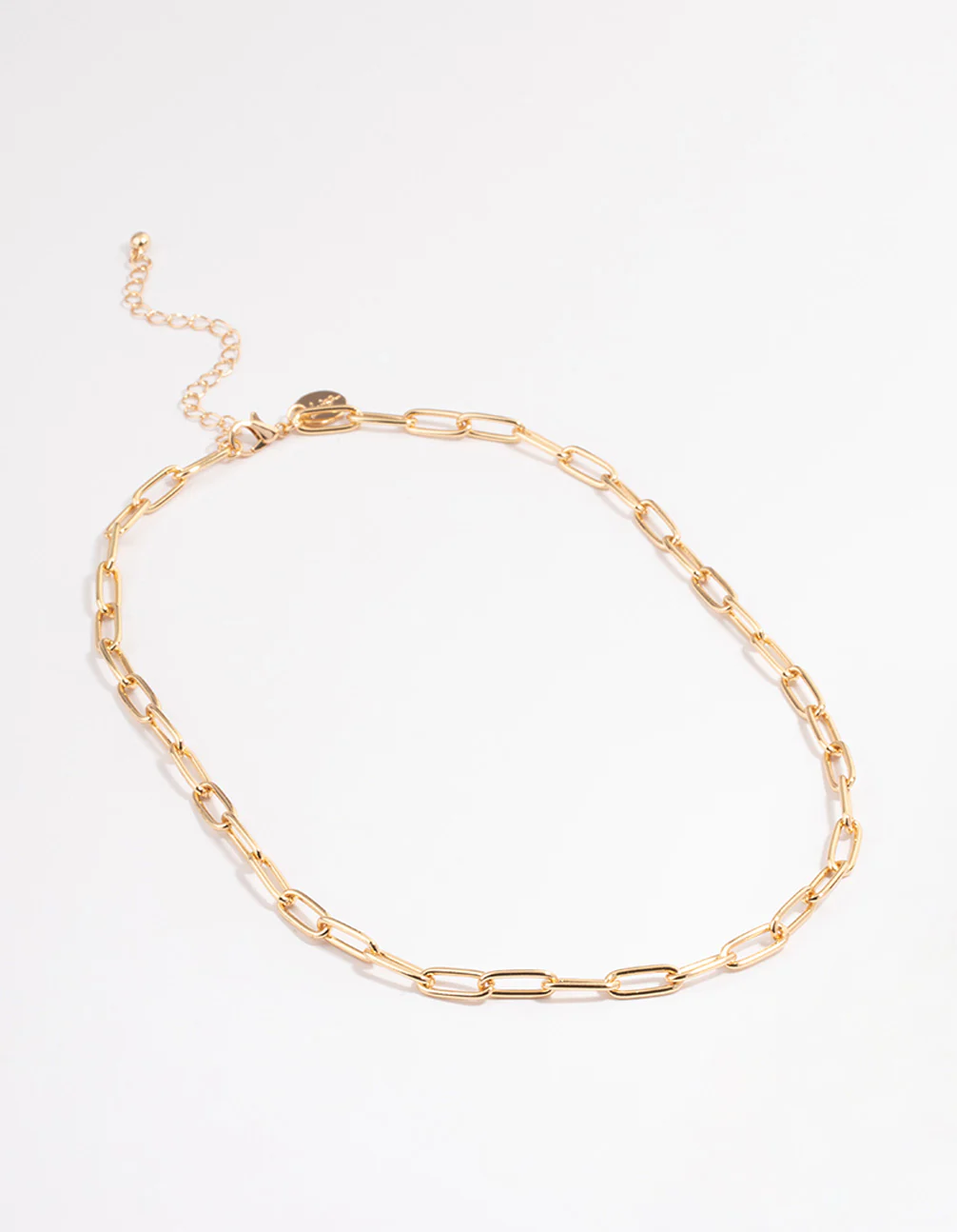 Gold Classic Pin Chain Necklace - Image 2