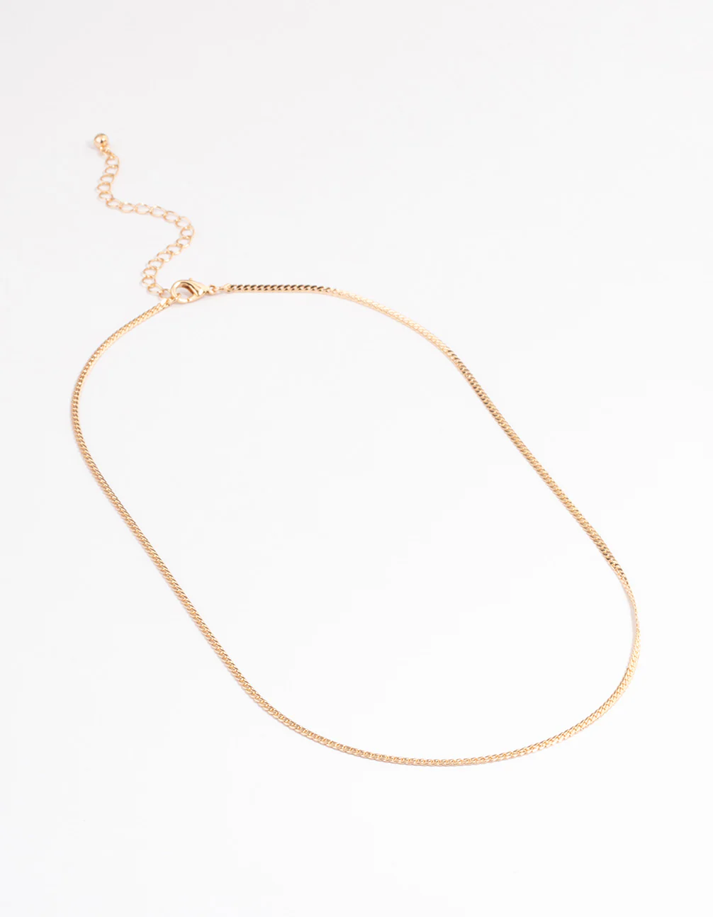 Gold Classic Wheat Chain Necklace - Image 2