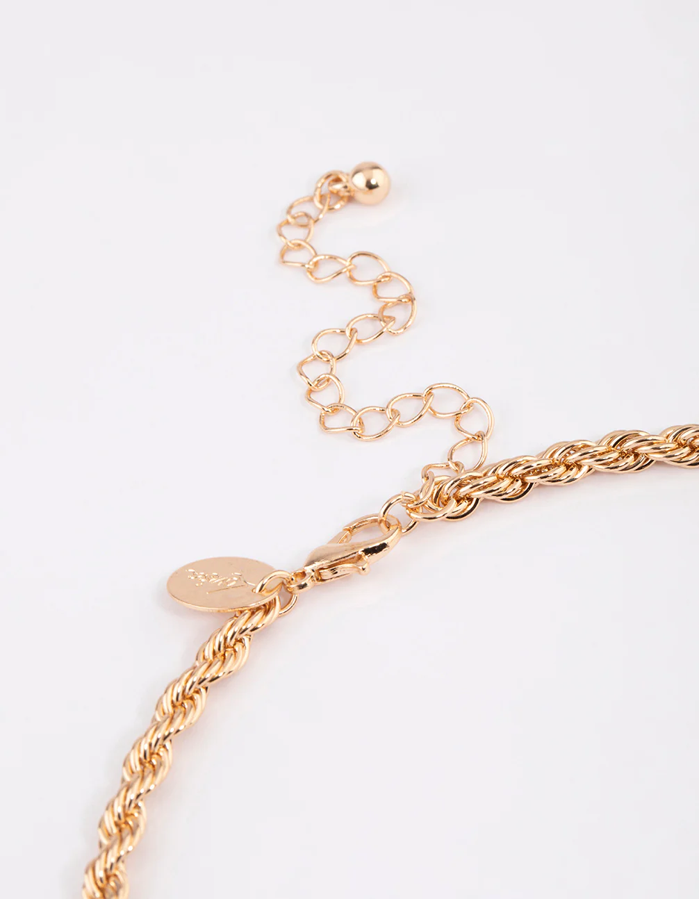 Gold Rope Chain Necklace - Image 3