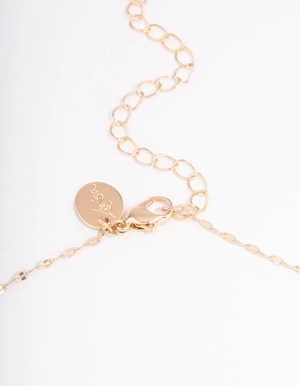 Gold Semi Precious Pear Necklace - Image 3