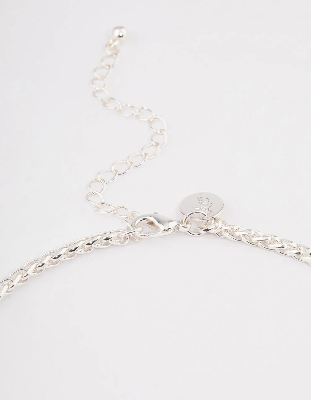 Silver Classic Wheat Chain Necklace - Image 3