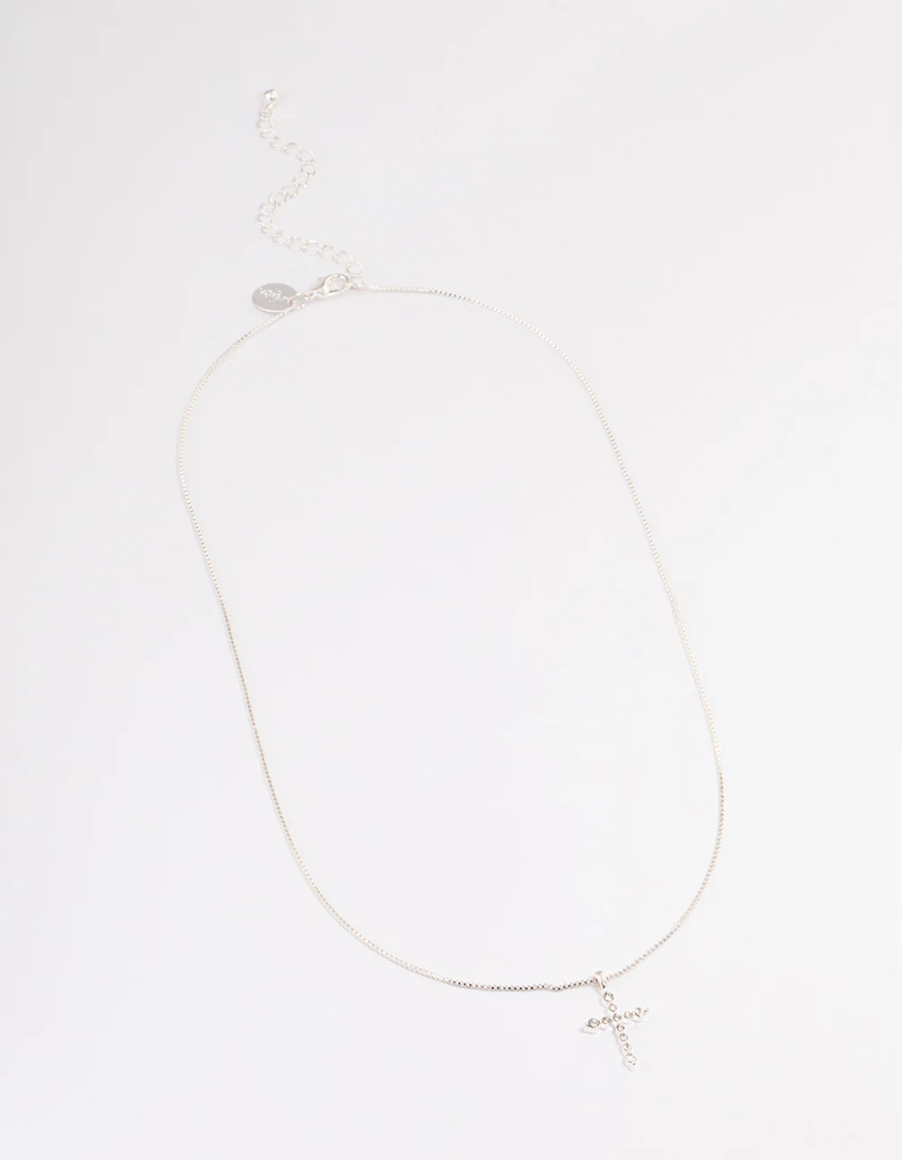 Silver Elegant Cross Necklace - Image 2