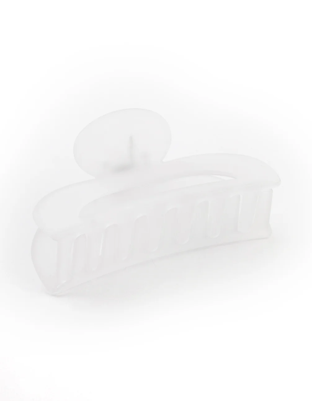 Clear Frosted Arch Claw Clip
