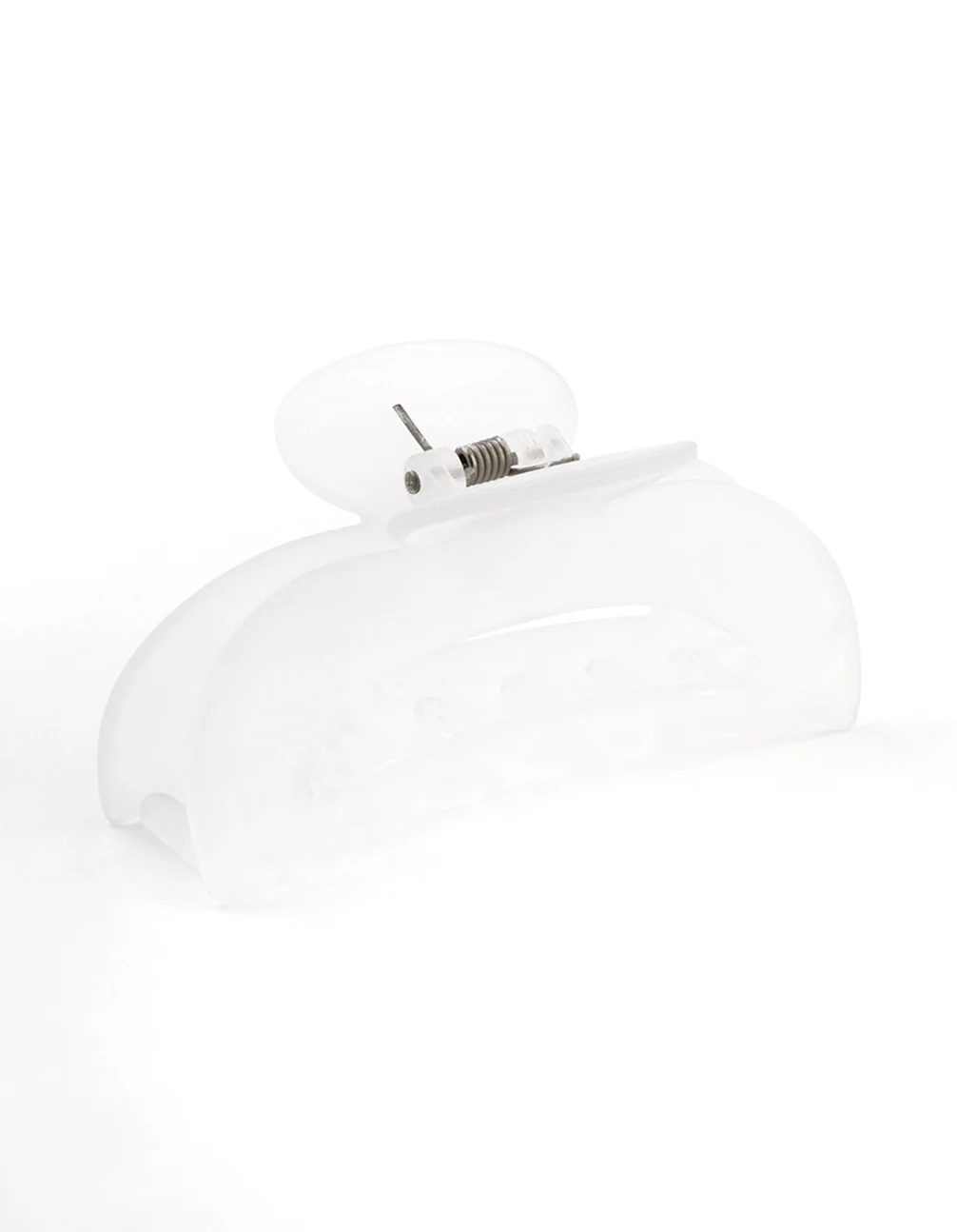 Clear Frosted Arch Claw Clip - Image 2