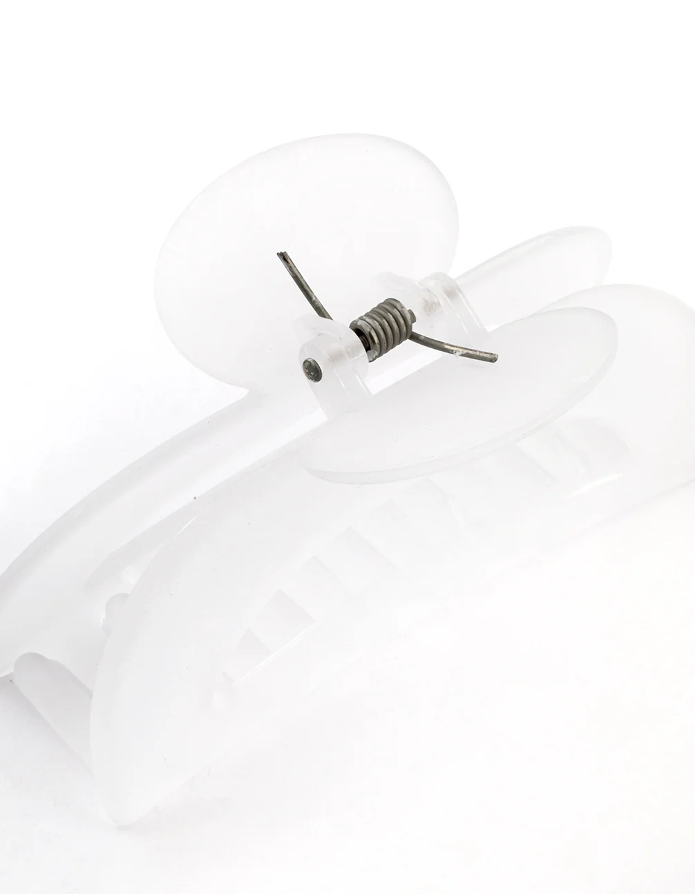 Clear Frosted Arch Claw Clip - Image 3