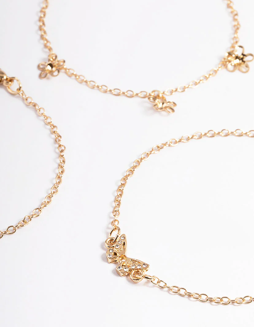 Gold Dainty Garden Bracelet Pack - Image 2