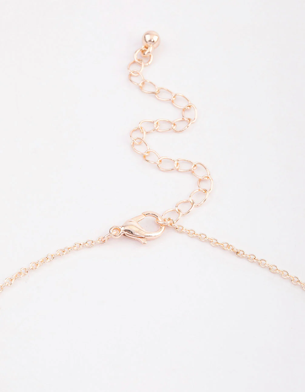 Rose Gold Dainty Pearl Necklace - Image 5