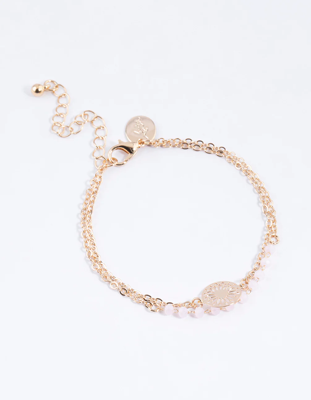 Gold Facet & Boho Disc Bracelet Pack - Image 2