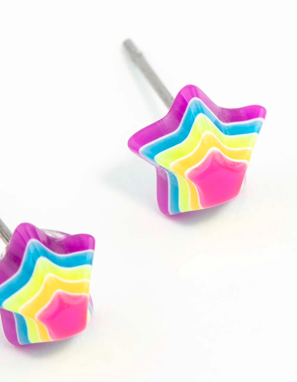 Rainbow Mini Star Stud Earrings - Image 5