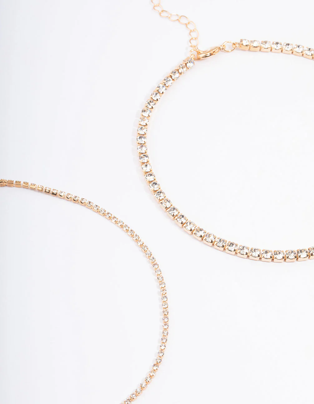 Gold Round & Pear Choker 4-Pack - Image 2