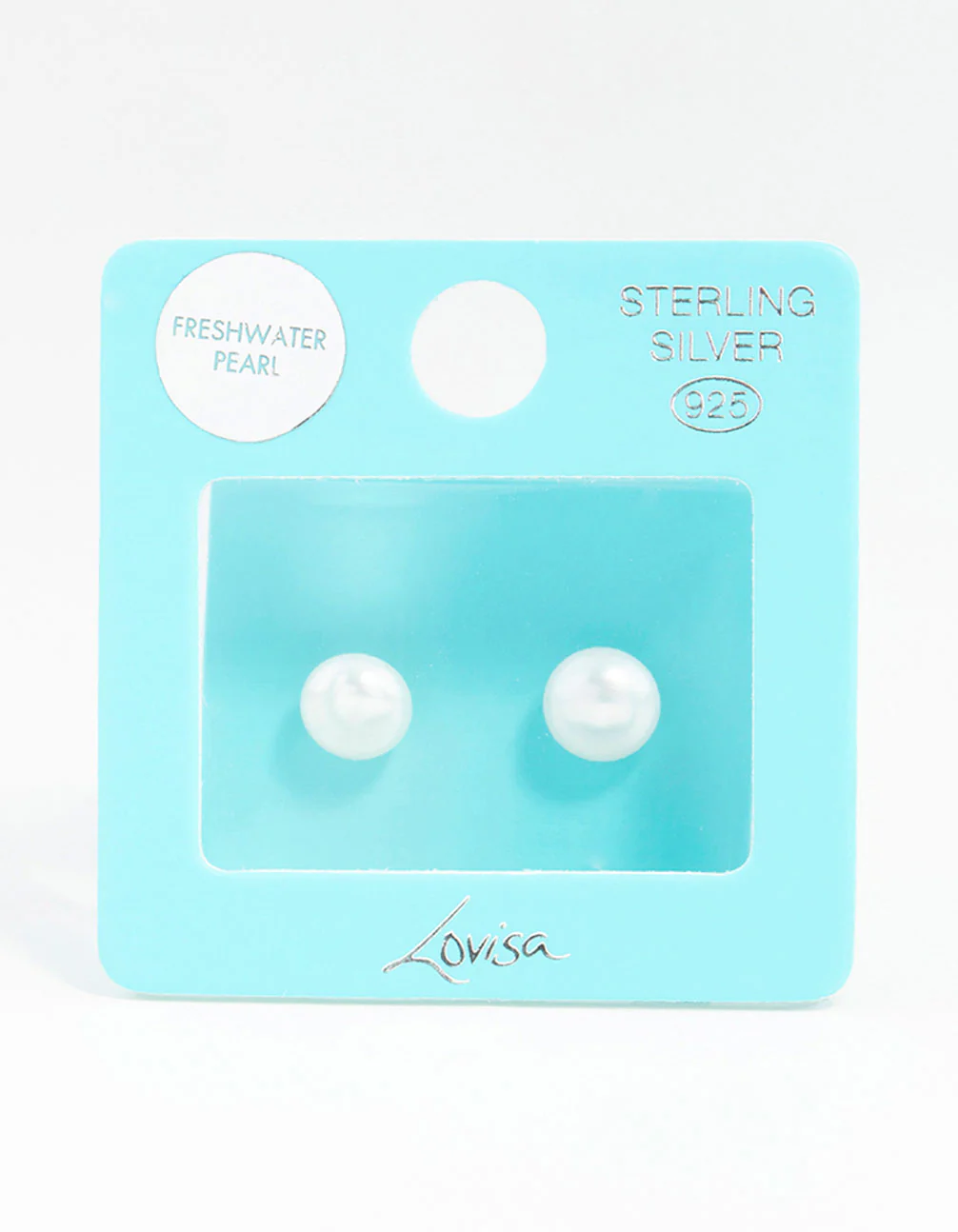 Sterling Silver Freshwater Pearl Stud Earrings - Image 5