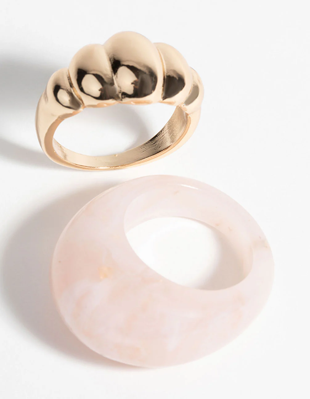 Brown Crescent Ring Set - Image 3