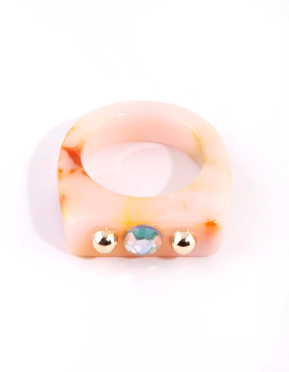 Cream Marble Ring - Image 2