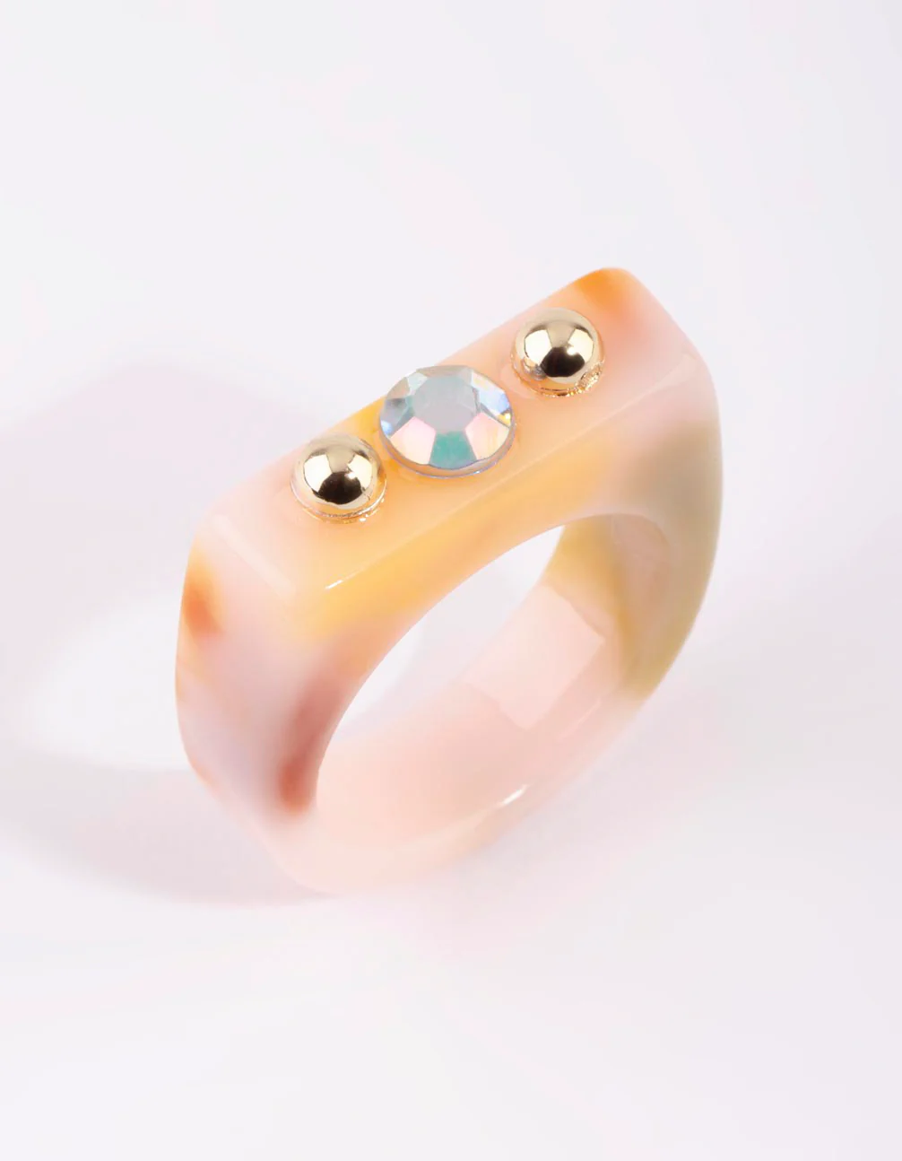 Cream Marble Ring - Image 3
