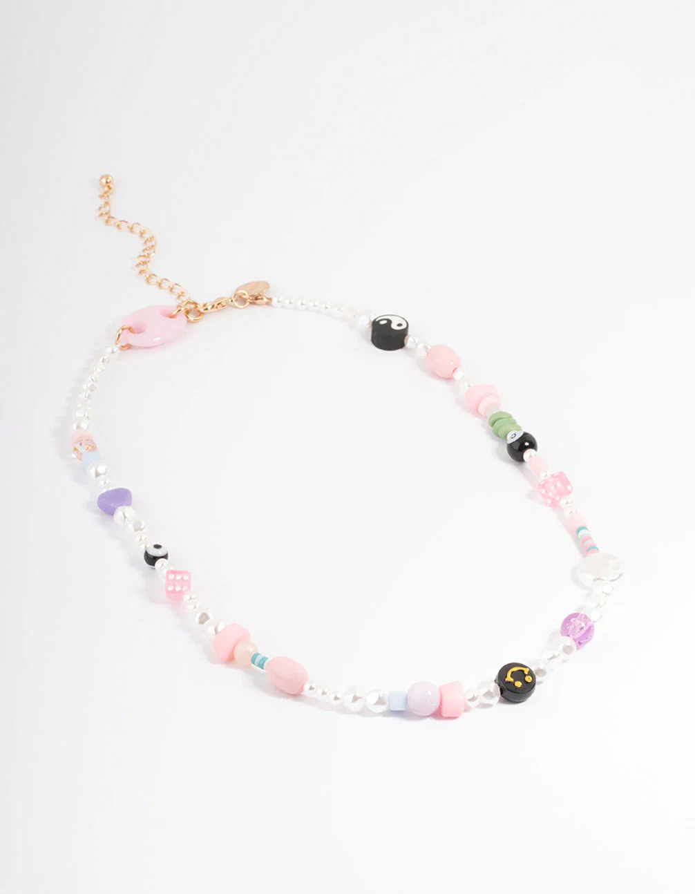 Mixed Pearl Short Necklace - Image 2
