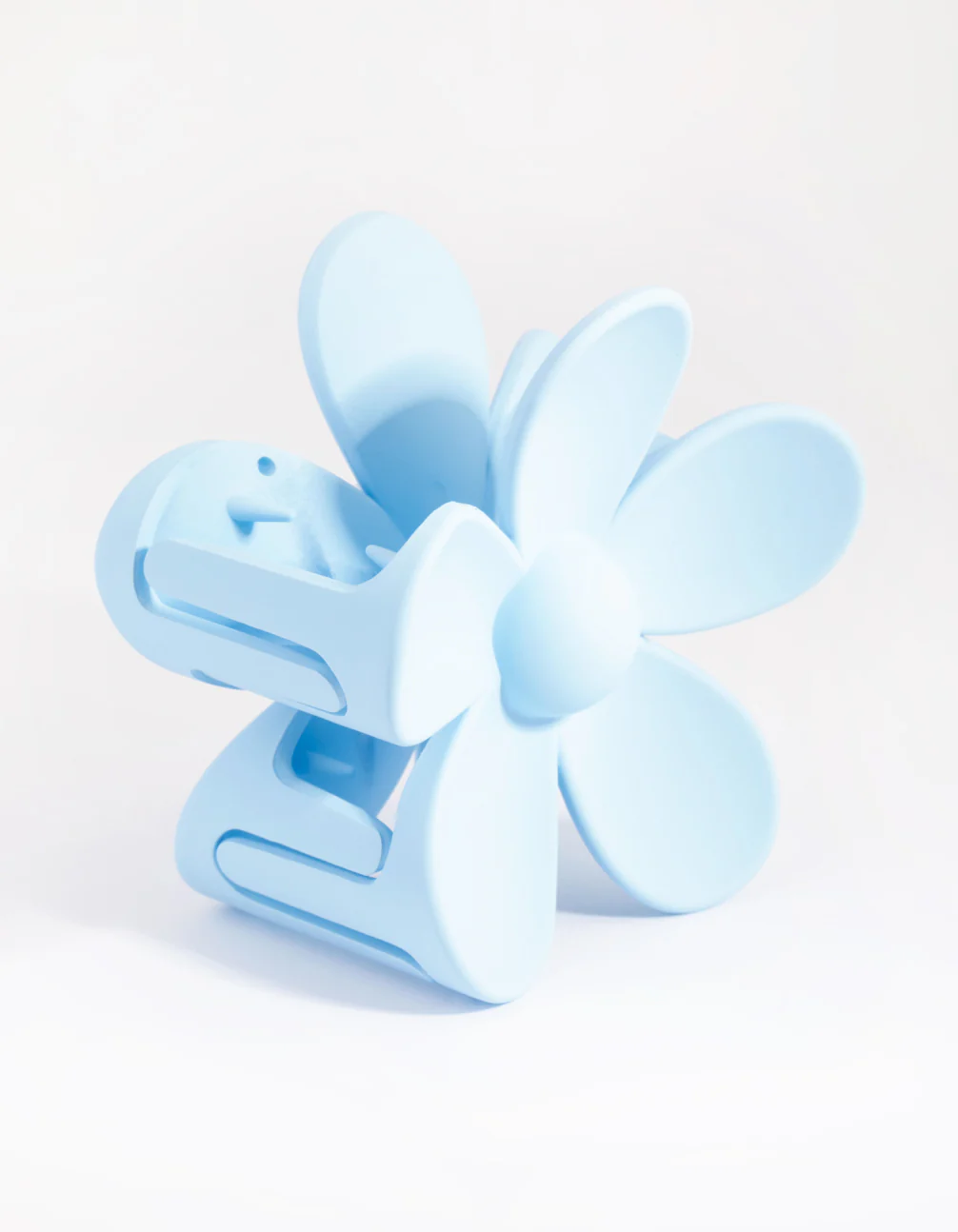 90s Blue Daisy Flower Claw Clip - Image 3