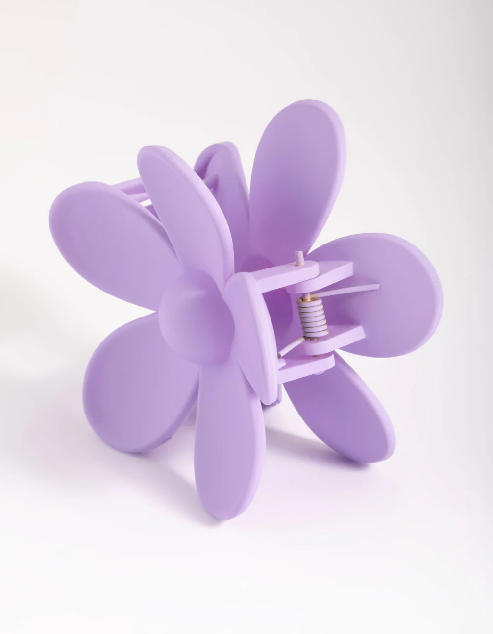 90s Purple Daisy Flower Claw Clip - Image 4