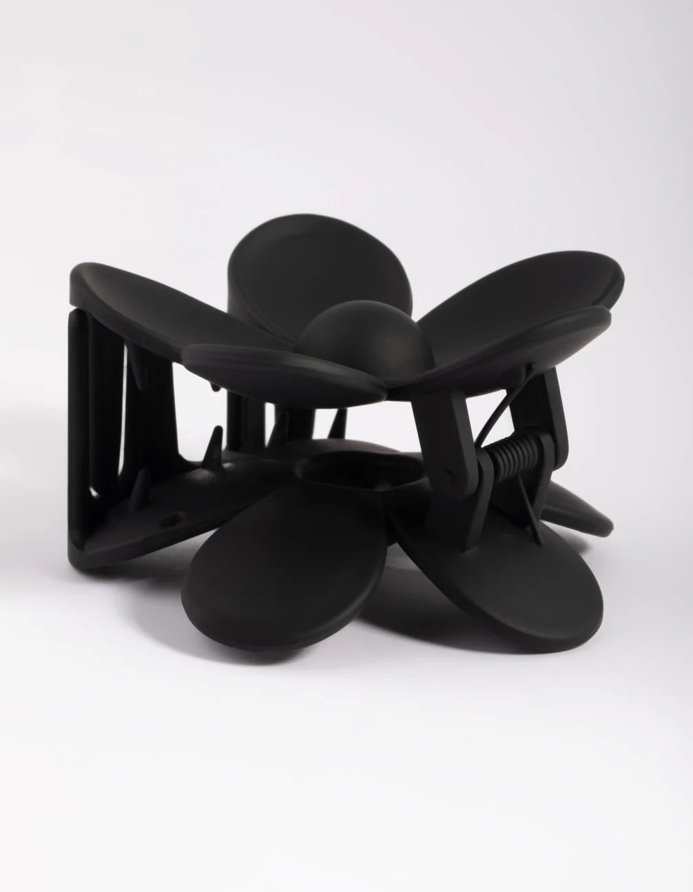 90s Black Daisy Flower Claw Clip - Image 4