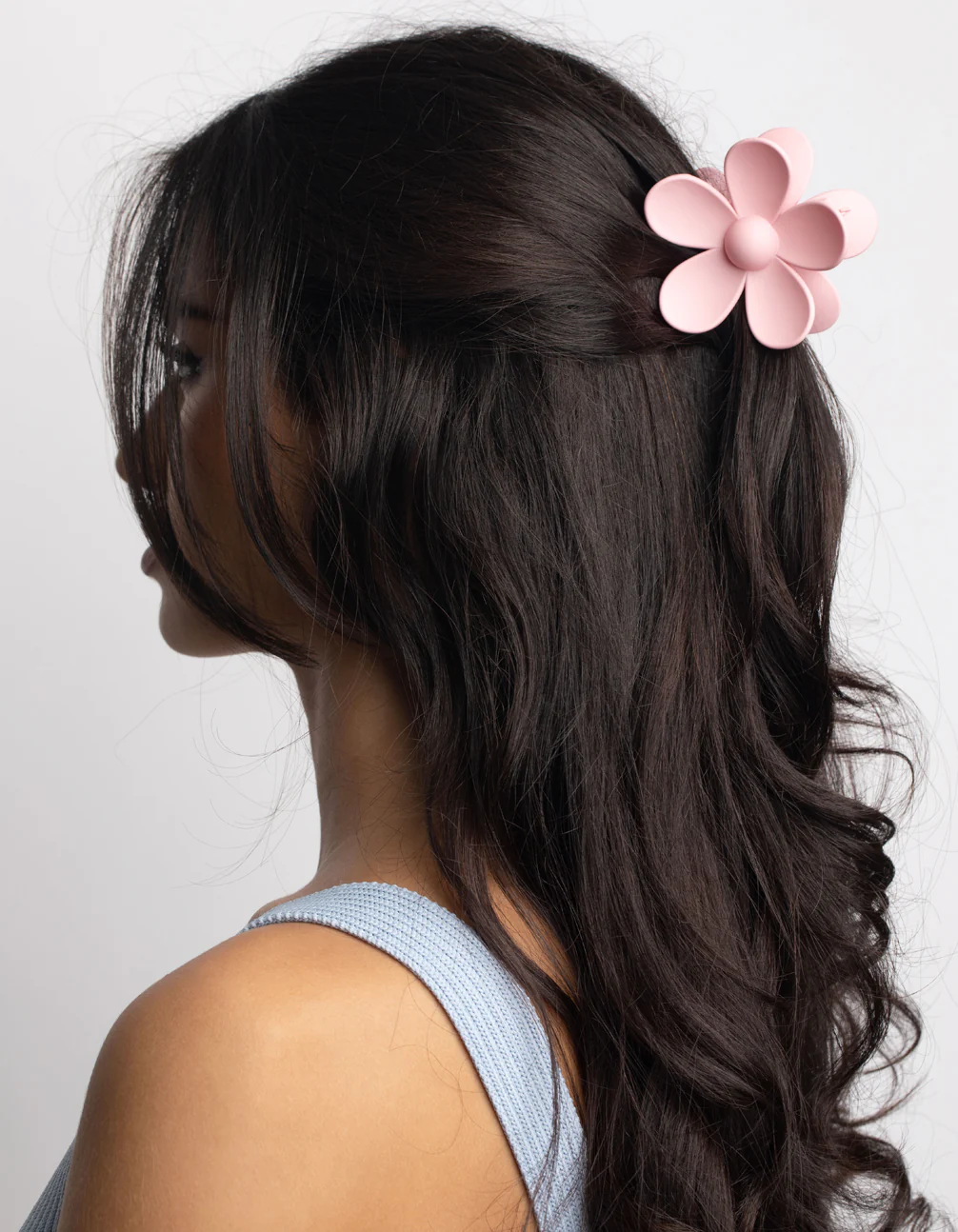 90s Pink Daisy Flower Claw - Image 2