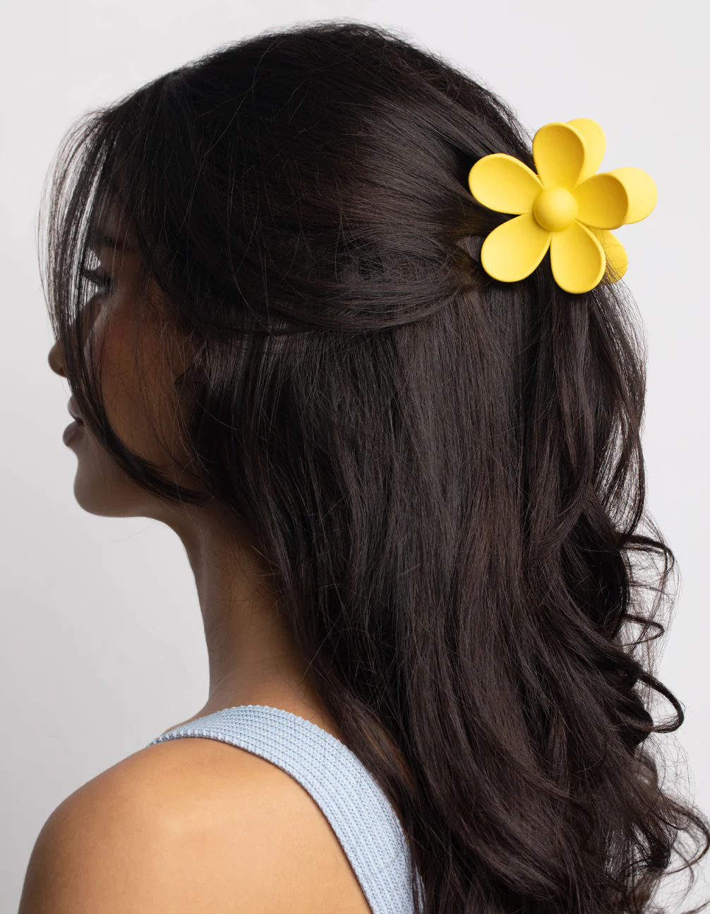 90s Yellow Daisy Flower Claw Clip - Image 2