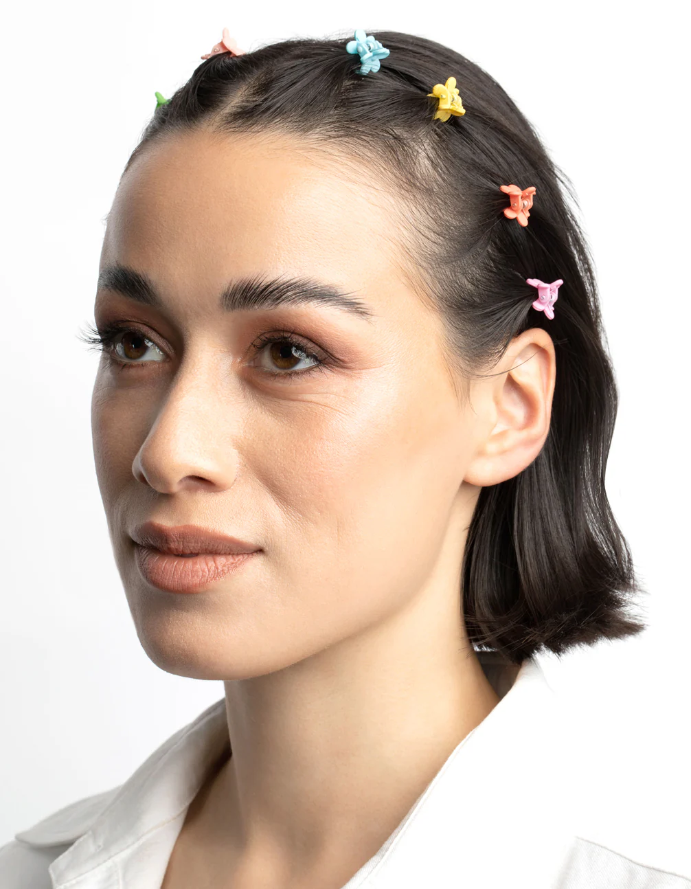 90s Multi Mini Flower Claw Clip Pack - Image 2