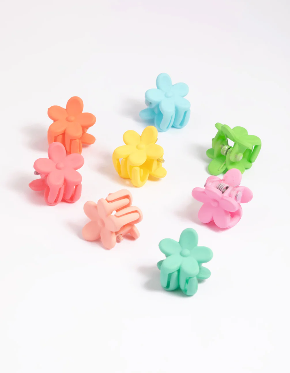 90s Multi Mini Flower Claw Clip Pack - Image 3