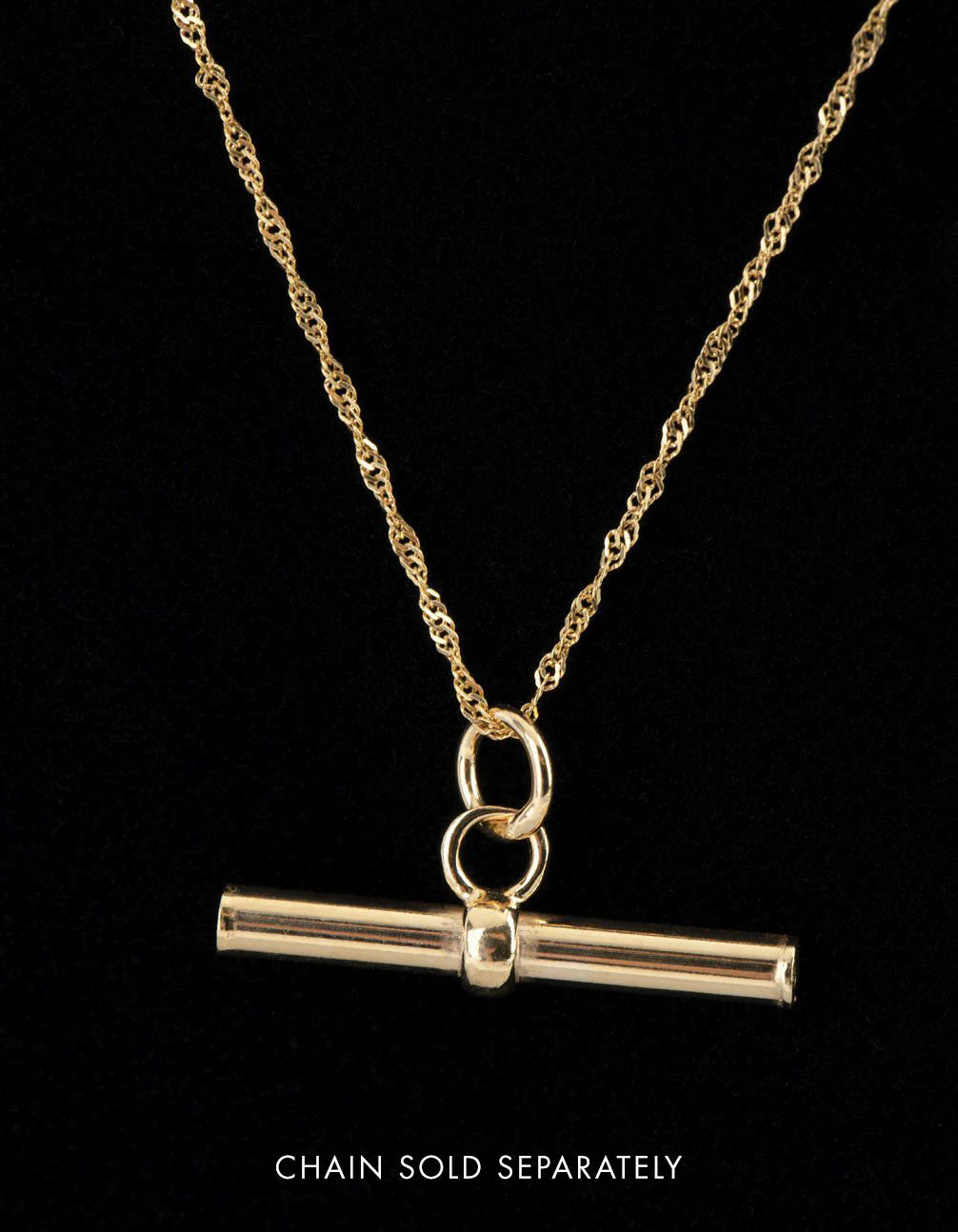 9ct Gold Fob Pendant Charm - Image 3