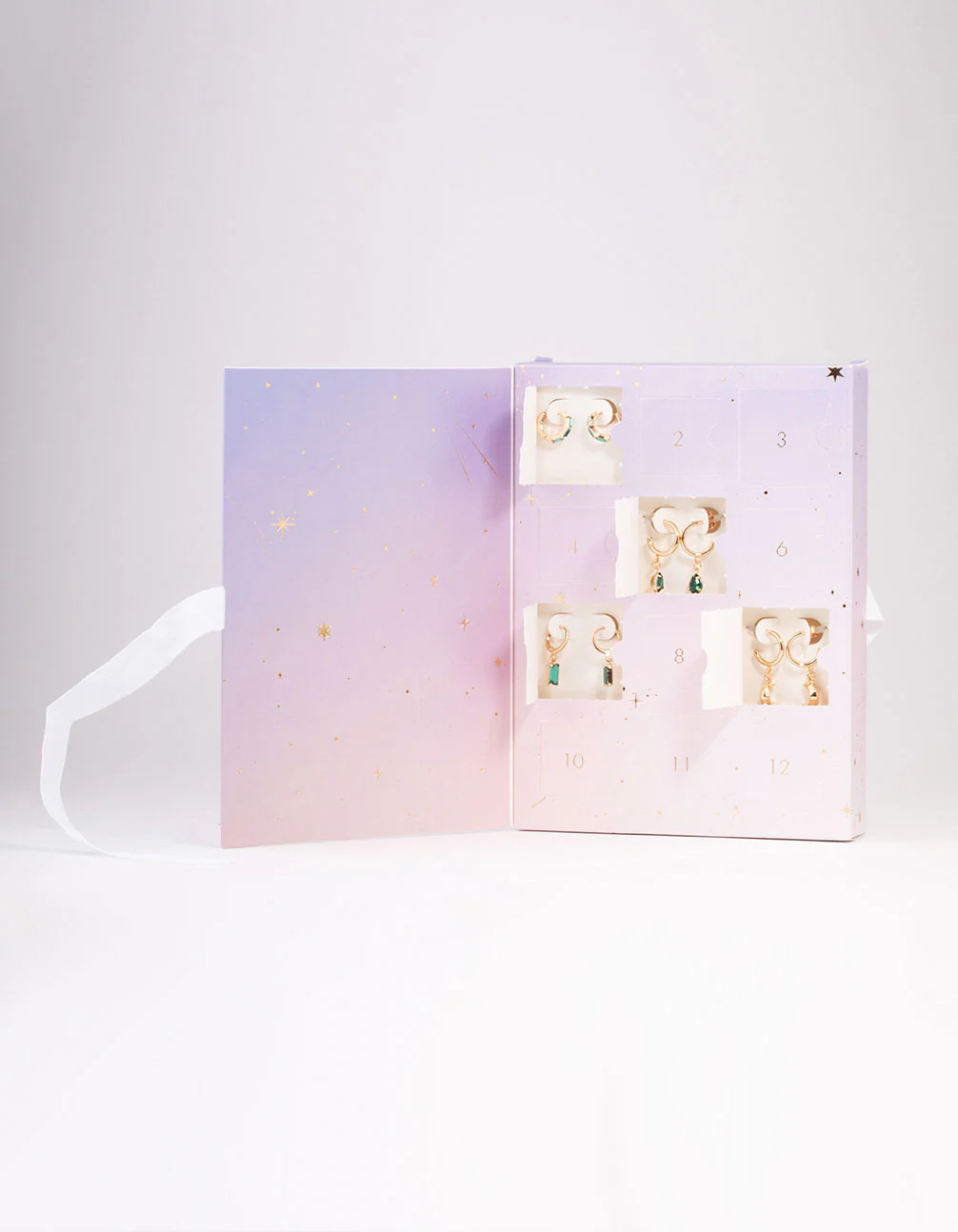 Gold Plated Celestial 12 Days of Christmas Charm Advent Calendar - Image 3