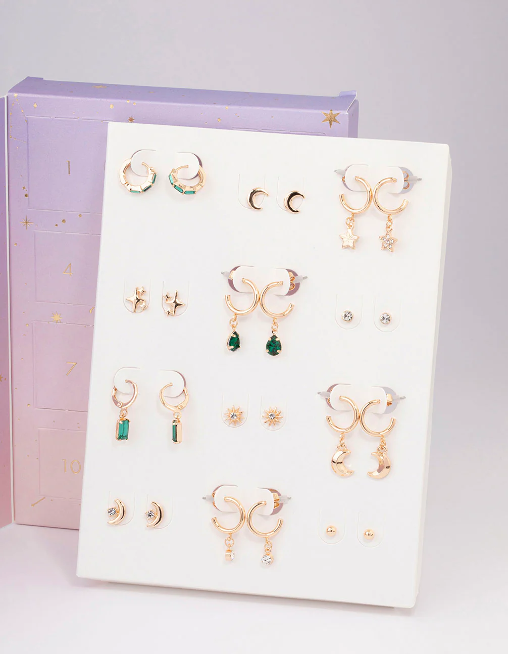 Gold Plated Celestial 12 Days of Christmas Charm Advent Calendar - Image 5
