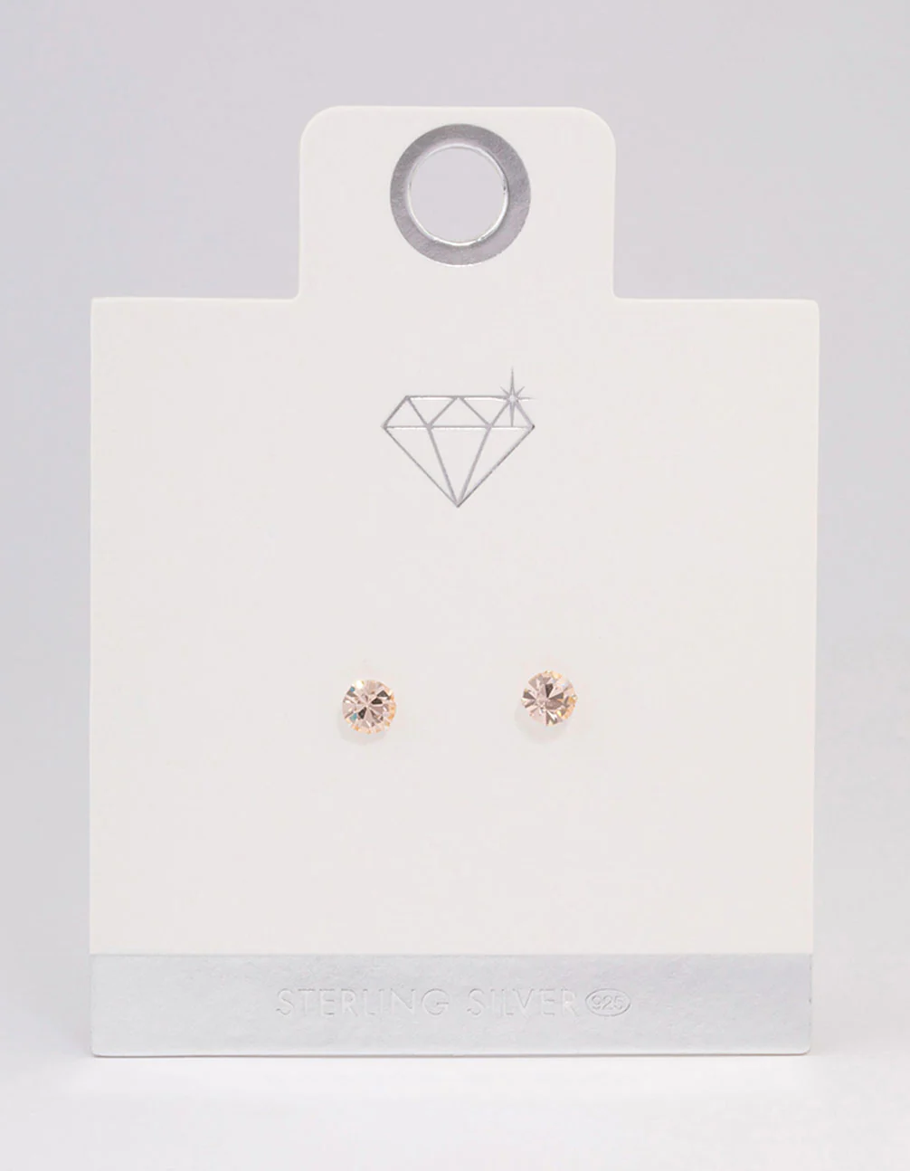 Sterling Silver Pearl Stud Earrings - Image 3