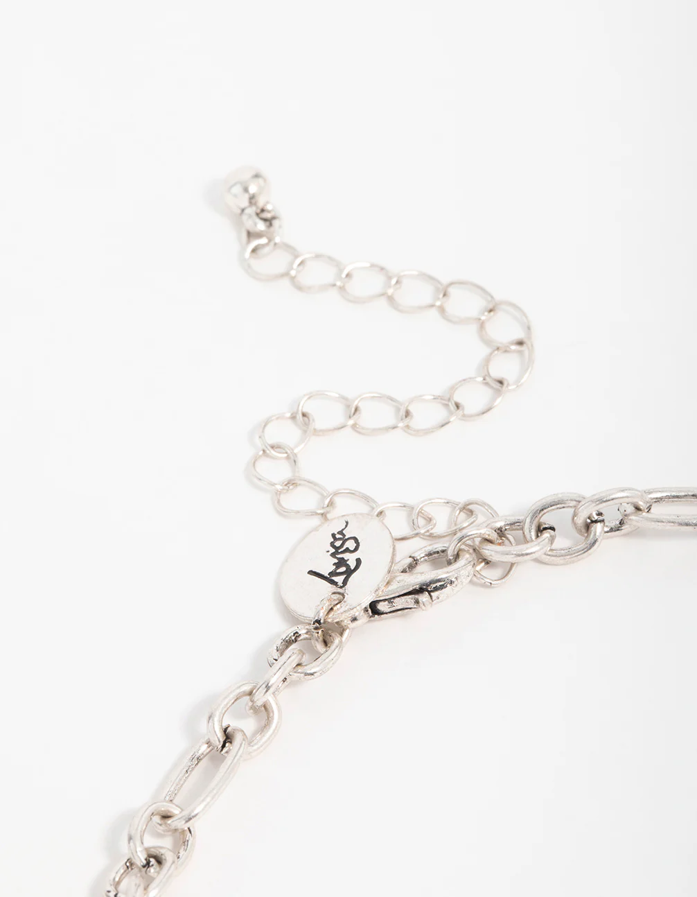 Antique Silver Turquoise Stone Cross Pendant Necklace - Image 5