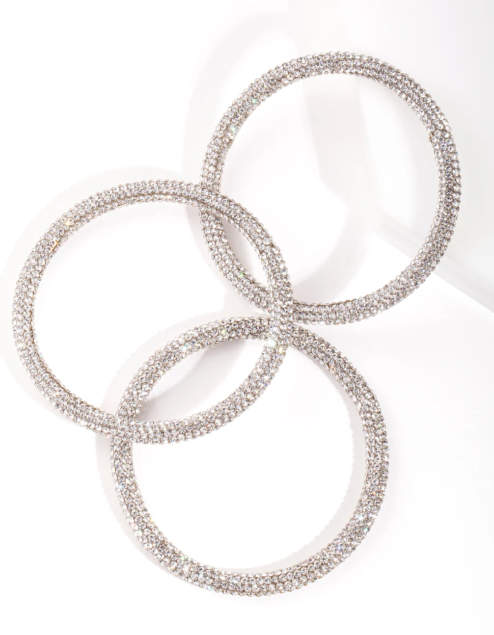 Silver Statement Diamante Bracelet Pack - Image 2