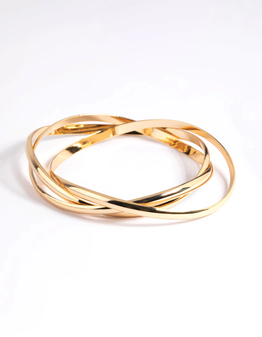 Gold Plated Smooth Bracelet Pack - Image 2