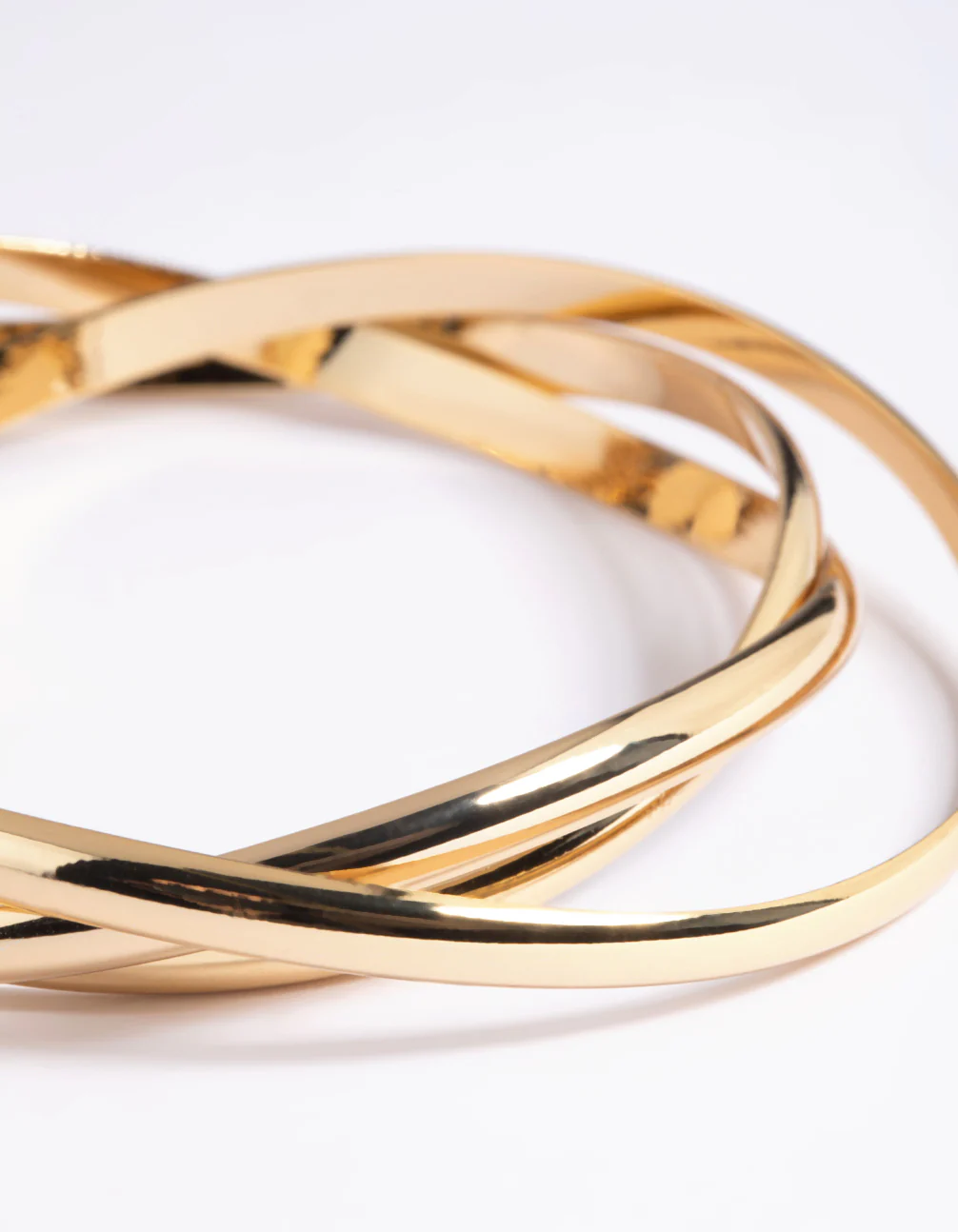 Gold Plated Smooth Bracelet Pack - Image 3