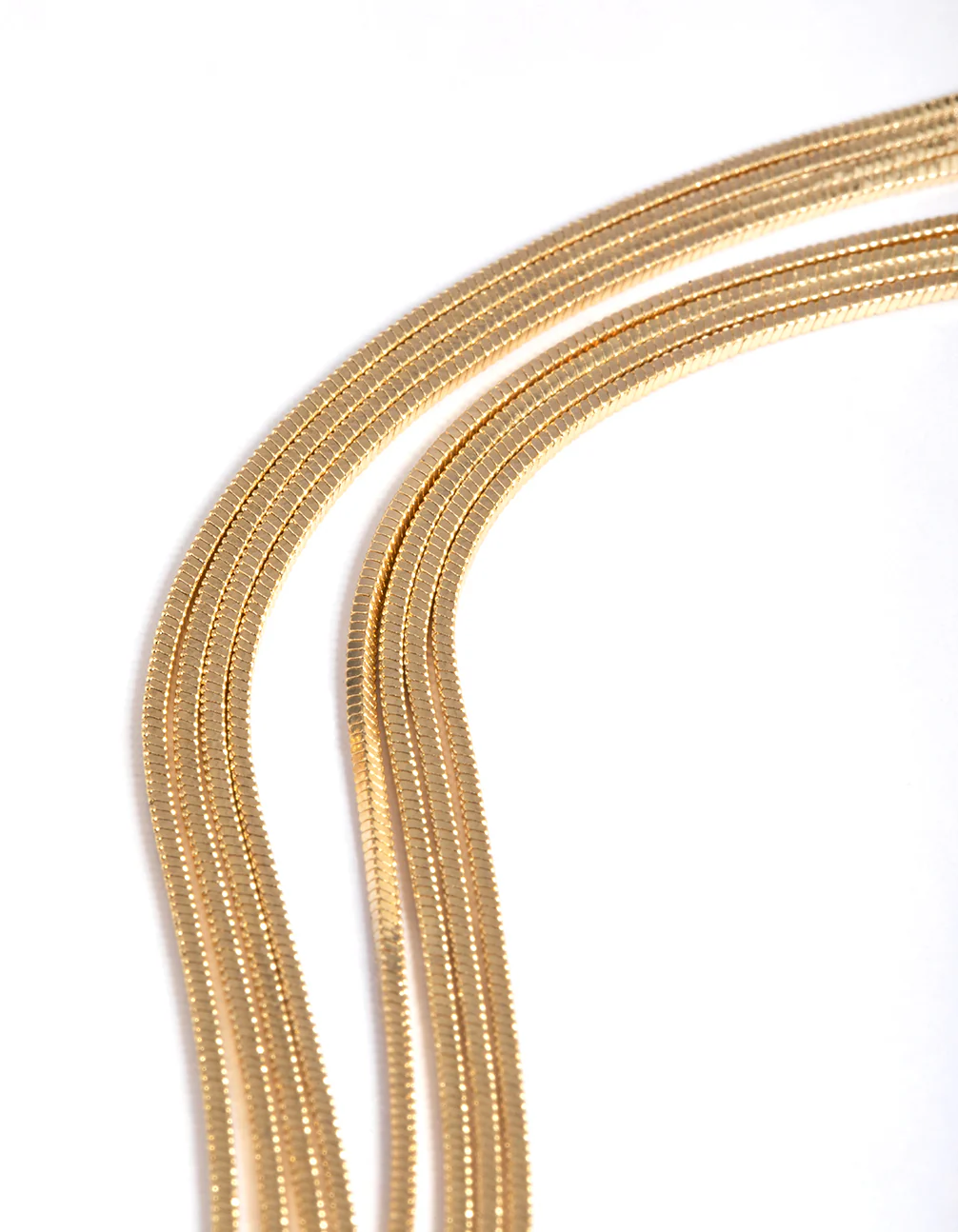 Gold Plated Brass Knot Stretch Tassel Drop Earrings - Image 3