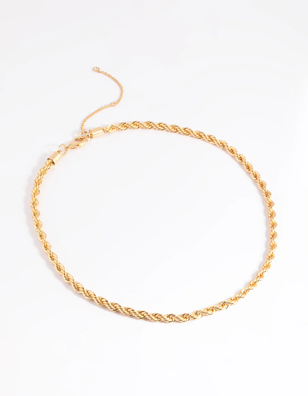 Gold Plated Rope Chain Necklace - Image 3