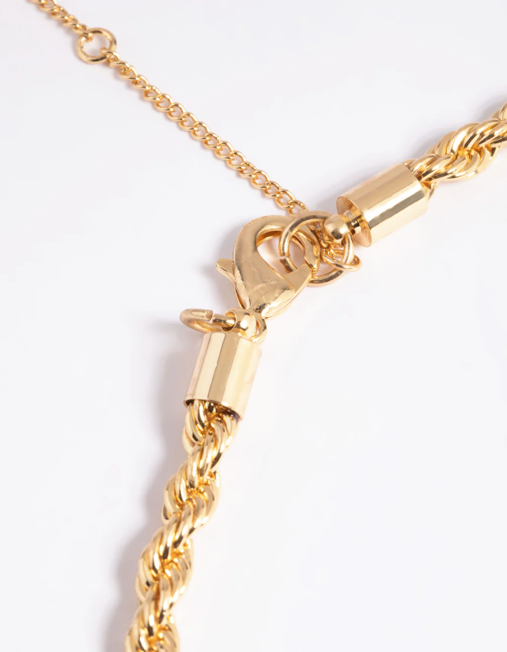 Gold Plated Rope Chain Necklace - Image 4