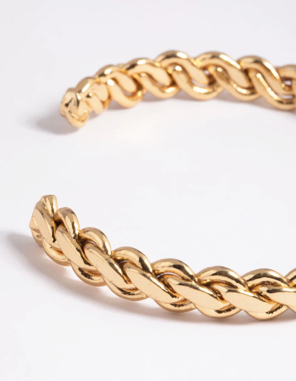 Gold Plated Woven Bracelet - Image 3