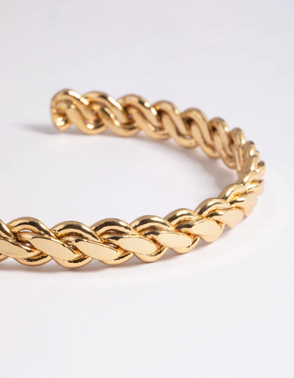 Gold Plated Woven Bracelet - Image 4