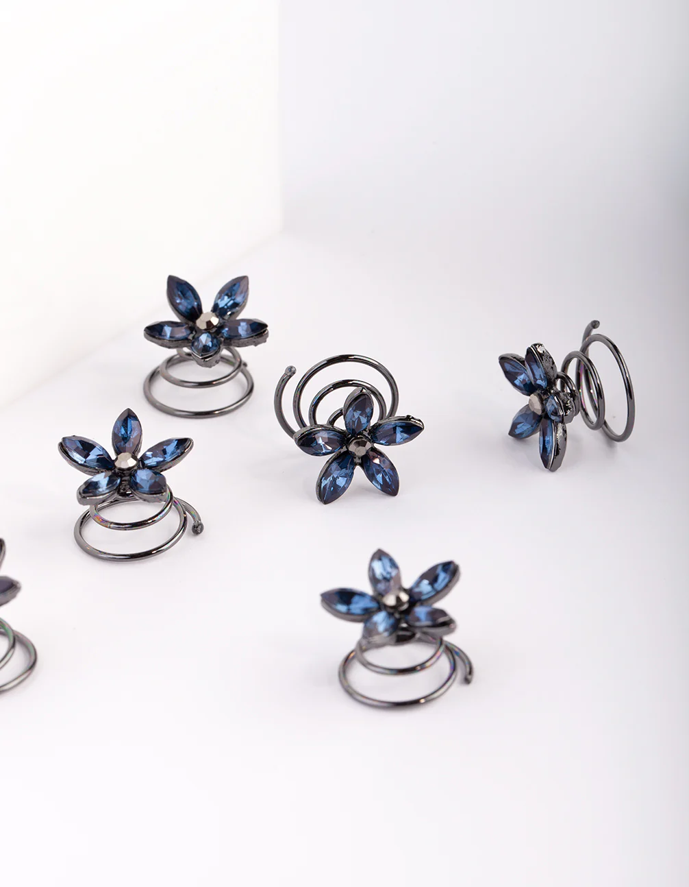 Gunmetal Blue Hair Screw 6-Pack - Image 4