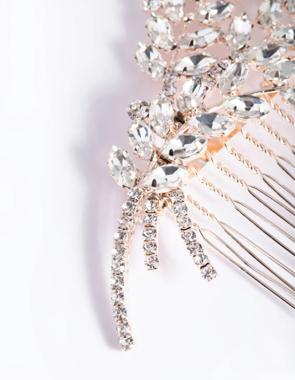 Rose Gold Country Posy Comb - Image 3