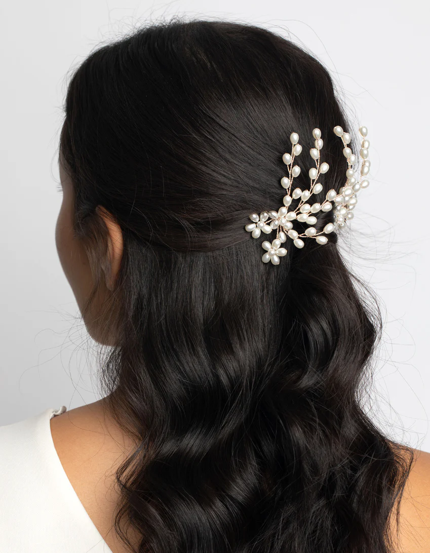 Rose Gold Pearl Pin Pack - Image 2