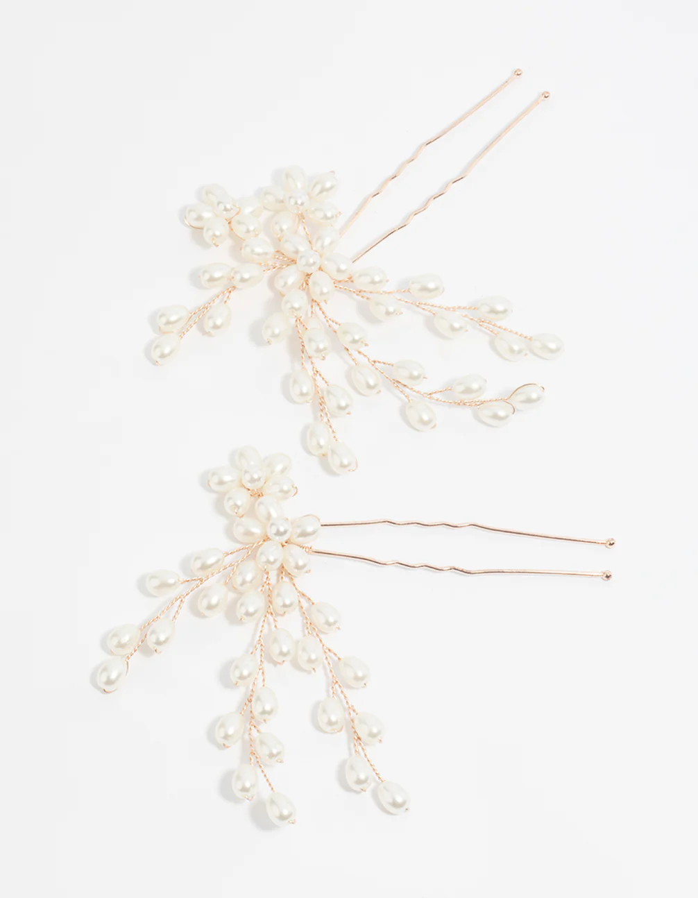 Rose Gold Pearl Pin Pack - Image 3