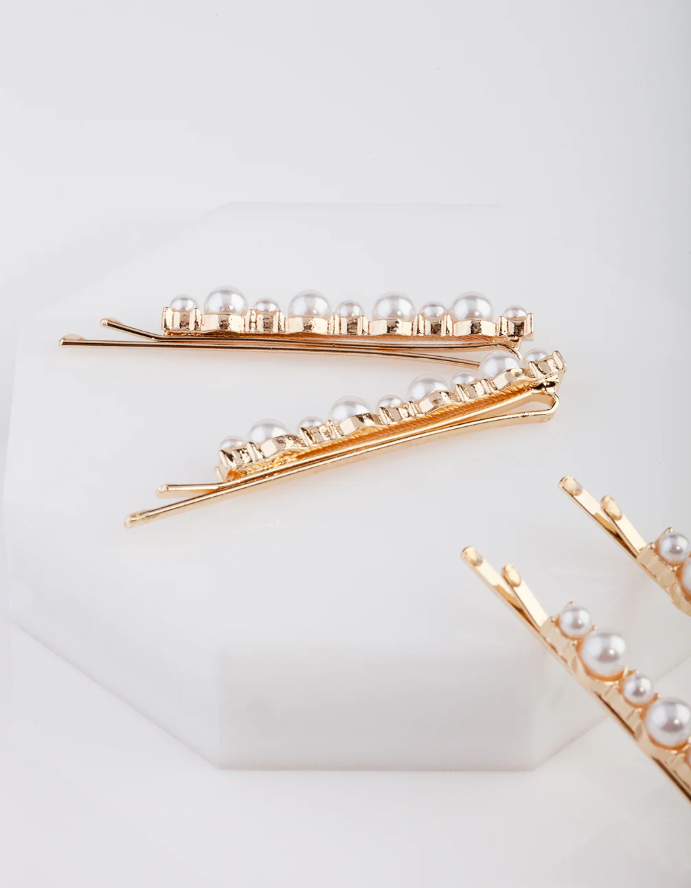 Gold Pearl Cluster Pins - Image 3