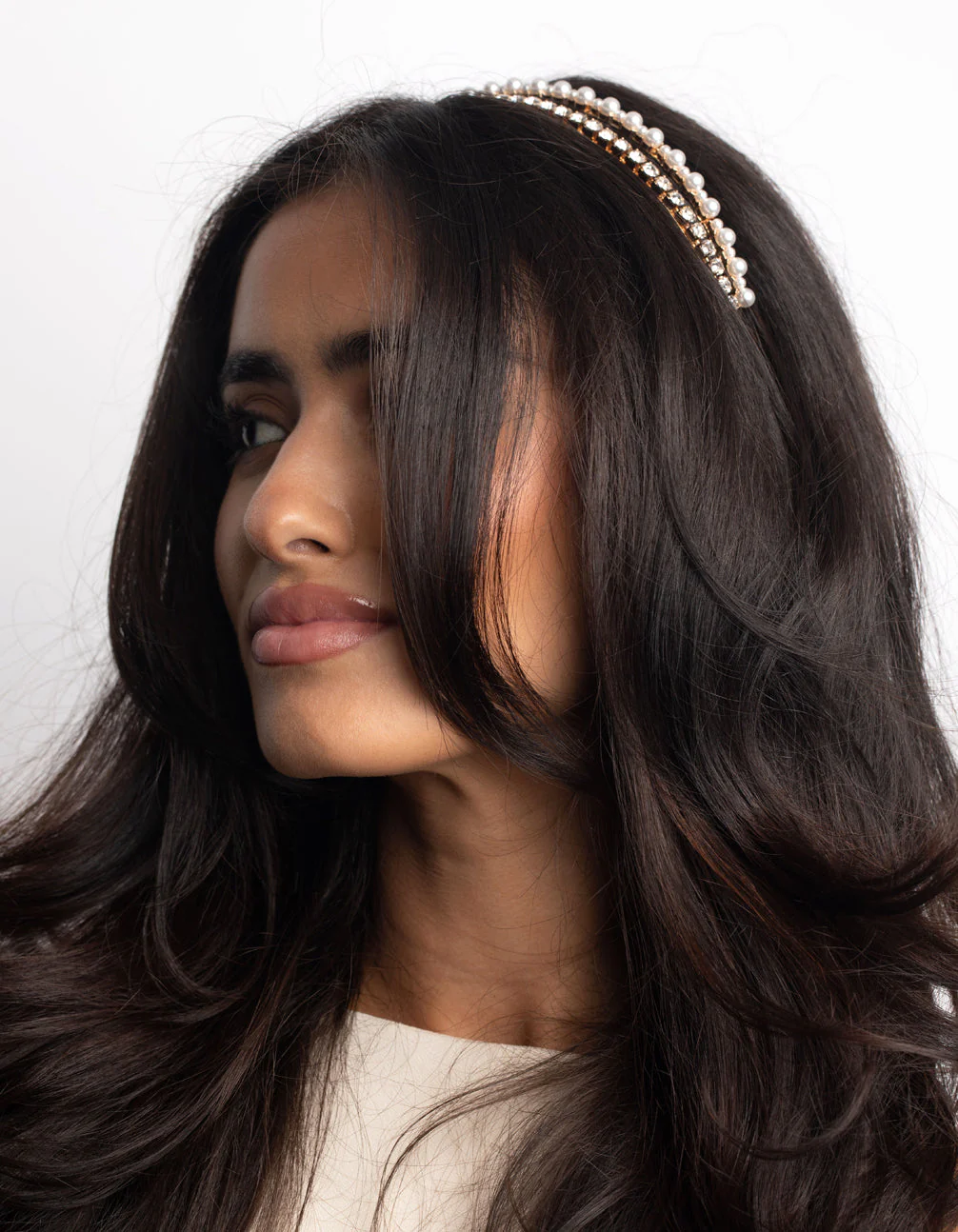 Diamante & Pearl Headband - Image 2