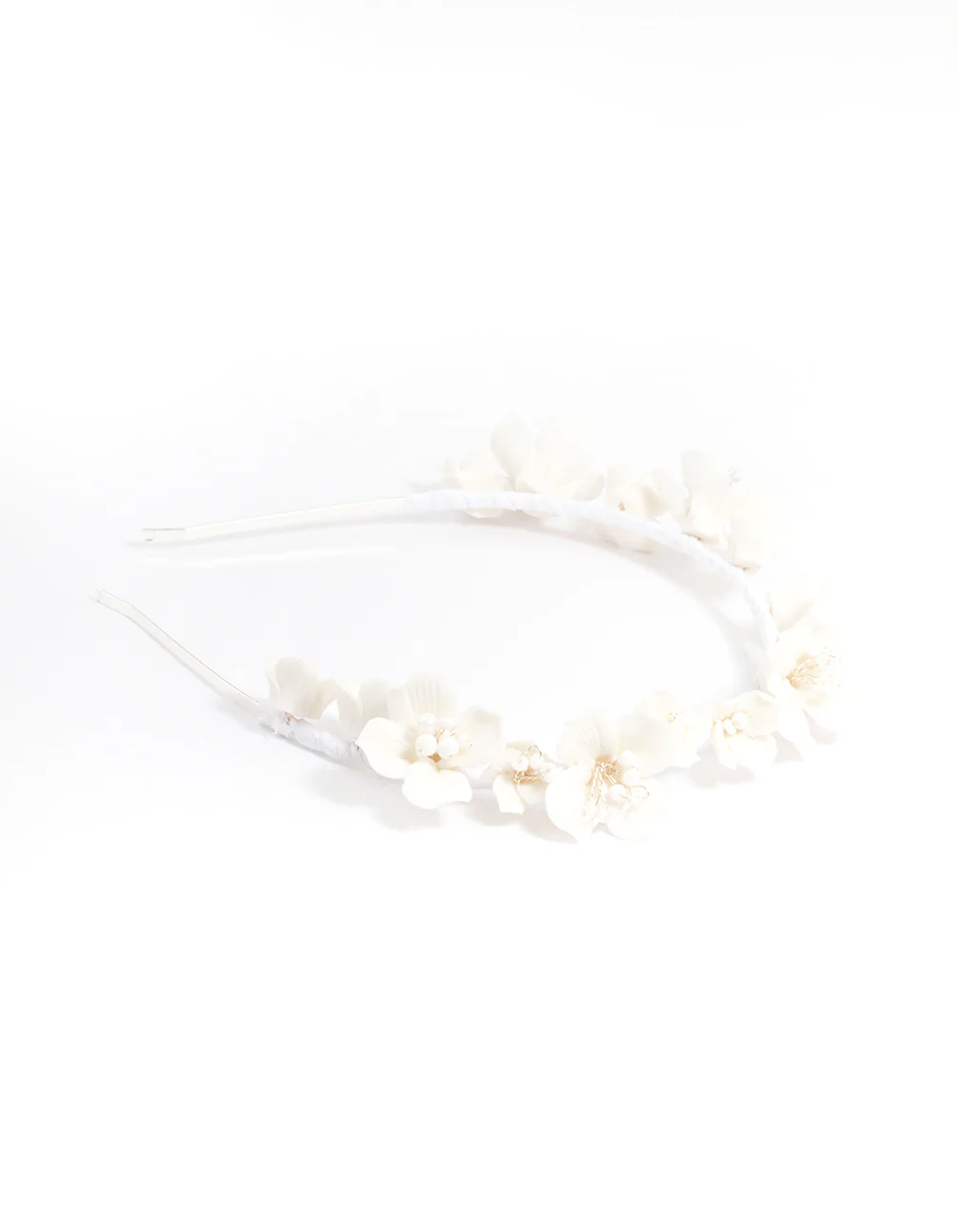 White Flower Headband - Image 3